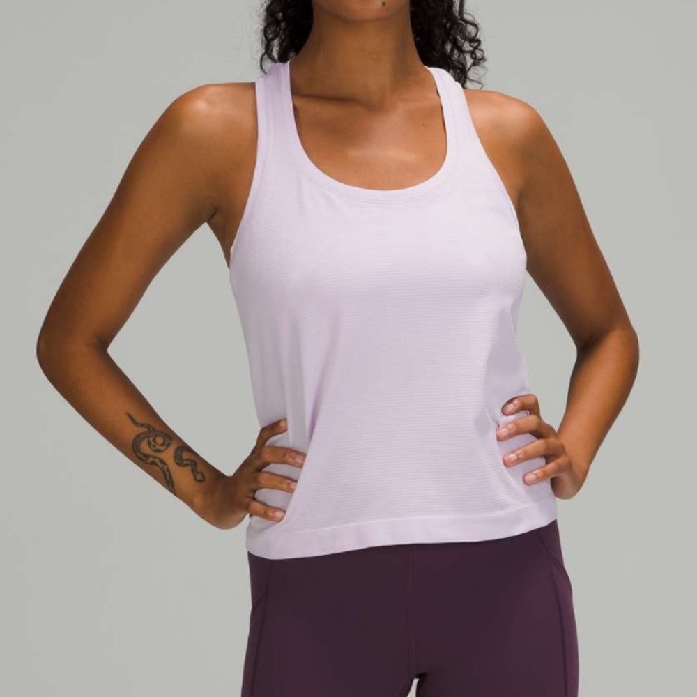 Lululemon Swiftly Tech Racerback 2.0 *Race Length Lavender Dew Size 6 Sz 6